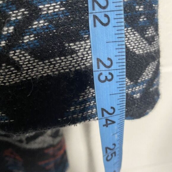 Skies Are Blue Blazer Jacket Aztec Women Medium Southwestern Stitch Fix - Picture 10 of 11